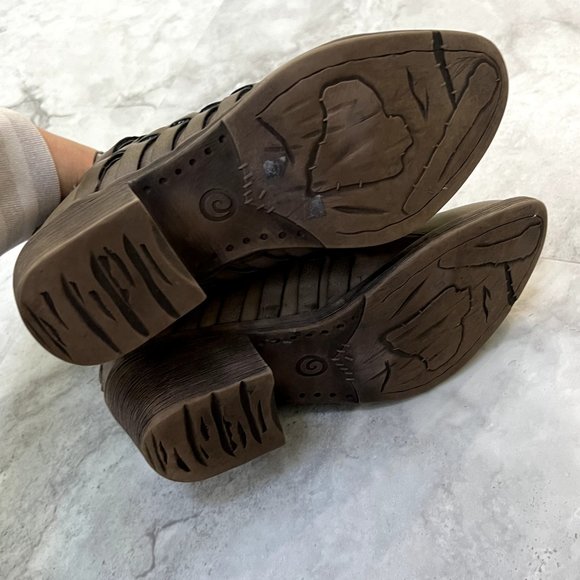 VOLATILE Booties Womens 6.5 Brown McKenna Strappy Ankle Boots - Picture 6 of 7